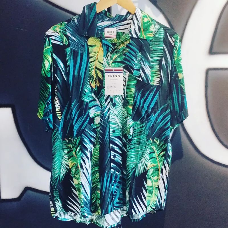 kemeja hawaii erigo original