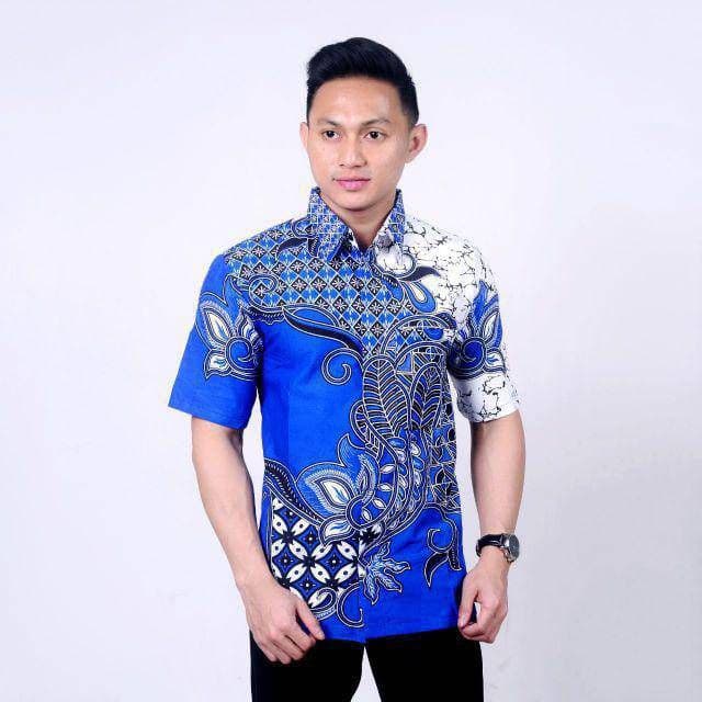 kemeja batik murah lengan pendek