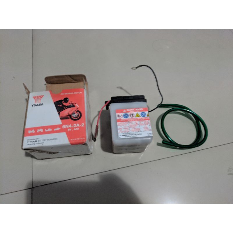 Aki / Accu Yuasa Honda Win 6 Volt