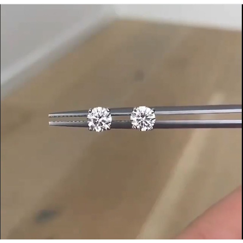 Anting Giwang Silver Diamond BEST SELLER Titanium Xuping Antikarat