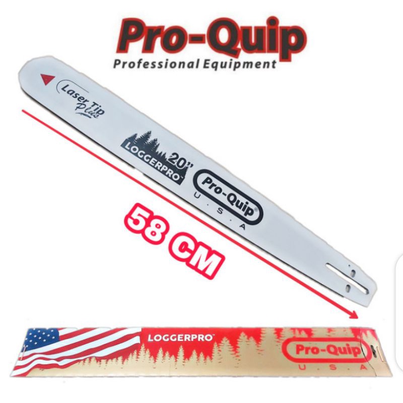 bar chainsaw 5200 5800 20" laser new west pro quip