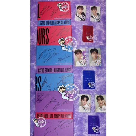 ALBUM SIGNED ASTRO ALL YOURS