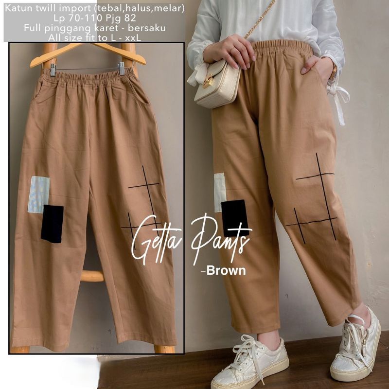 GETTA PANTS / GUMI PANTS / CELANA KOREA / CELANA WANITA