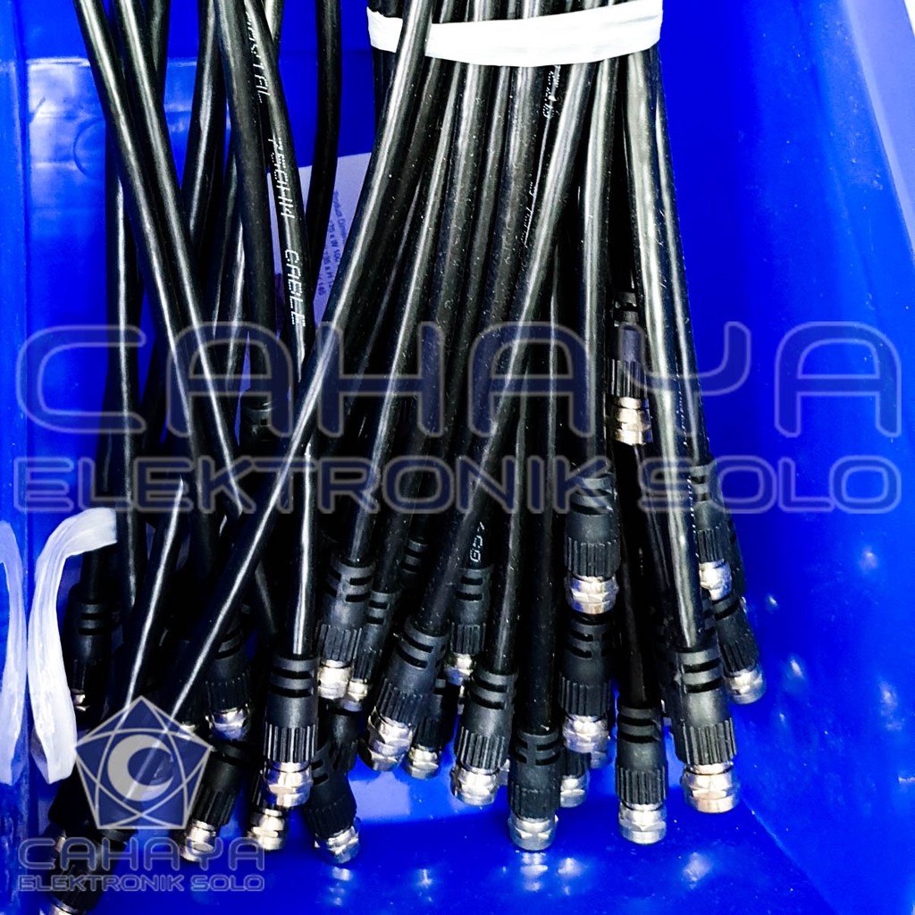 Kabel Jumper LNB 25cm Cable Parabola Dish C Ku S Band Rg6 f5 Jack f