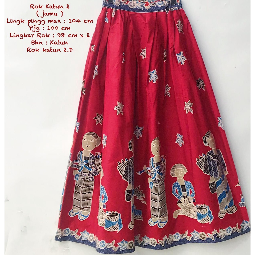 Rok katun batik solo karakter