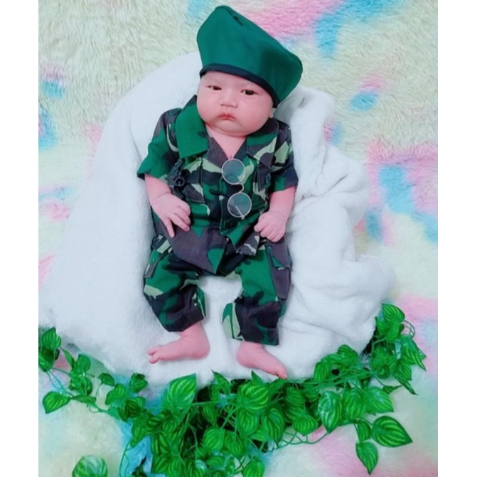 Kostum dokter newborn properti photoghrapy. Doctor costum  baby bayi