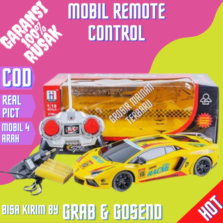 Mobil Remote Control Balap Drif Kecapatan Tinggi Besar Import Murah