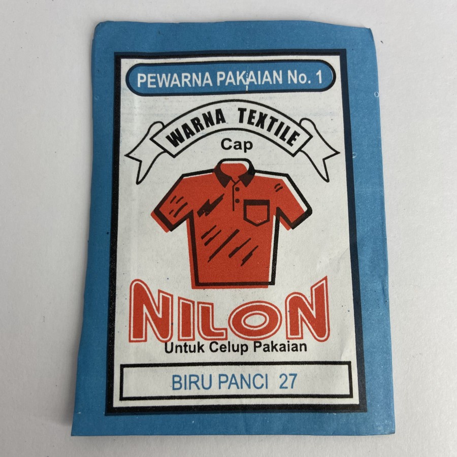 Wenter NILON BIRU PANCI 27 Pewarna Kain Pakaian Textil Permanen Jeans Silk Tie Dye Prakarya Kerajinan Craft Crafting Art Seni Kesenian Kertakes Homestuff Peralatan Perlengkapan Paint Painting Air Water Cet DIY Pewarna Colour Color Grosir Prakarya Malang