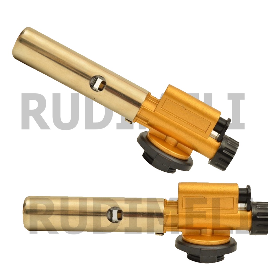 KEPALA GAS /GAS TORCH BRASS MATERIAL 1350 DERAJAT -BTA 102 (LENGKAP DENGAN PEMATIK)