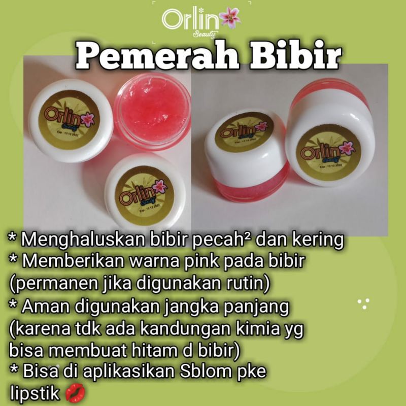 pemerah bibir/vitamin bibir/mencerahkan bibir