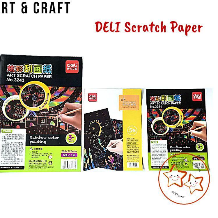 

[PRODUK SSHG8] Scratch Paper / Kertas Hitam Kaligrafi BPK