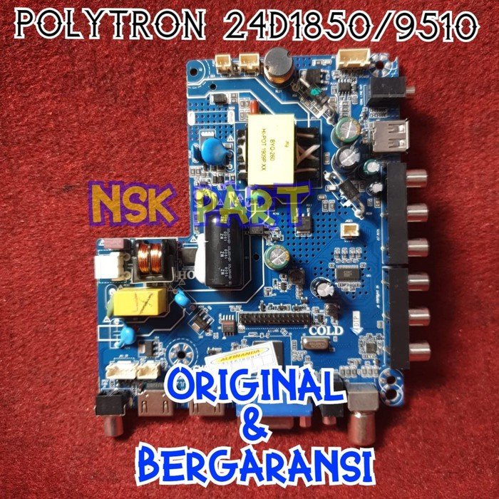 MB TV POLYTRON PLD 24D1850 - MAINBORD TV POLYTRON PLD24D1850 - MESIN TV POLYTRON 24D1850
