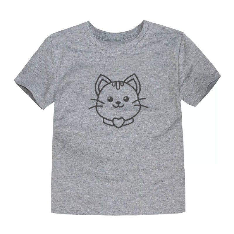 Hokyshop92 Kaos Anak Cat Baju Oblong Anak Lengan Pendek Tshirt Kids Cod