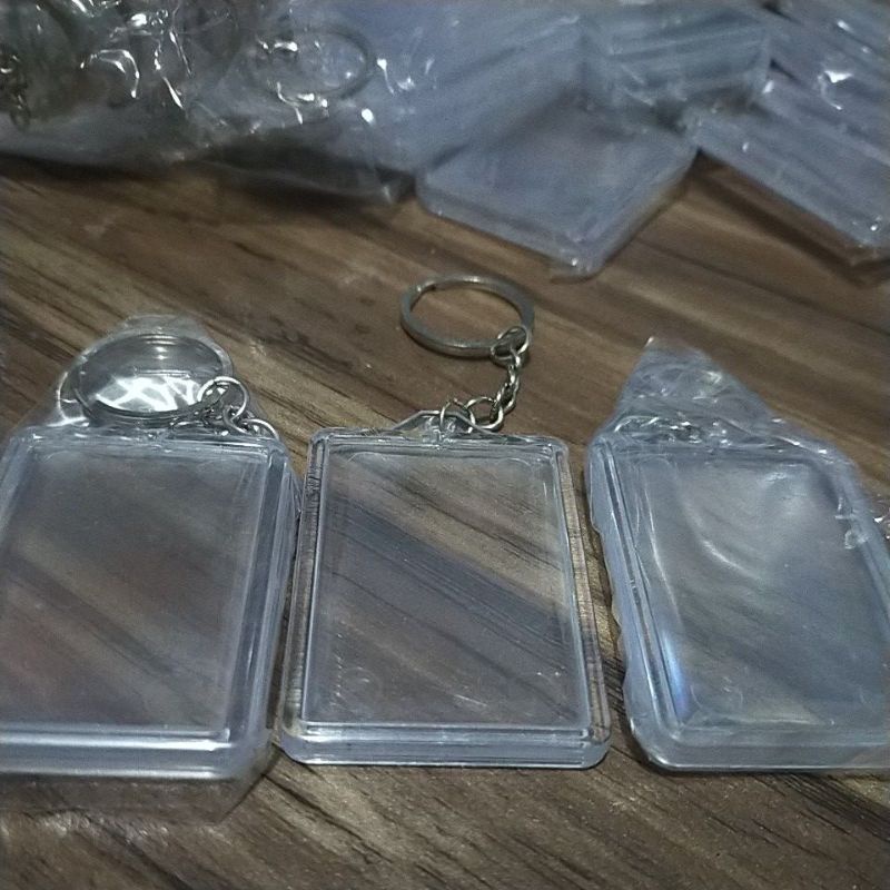 GANCI AKRILIK 2 SISI untuk isi foto Gantungan Kunci Foto Gantungan Kunci Akrilik NEW Insert Paper TANPA PRESS TANPA LEM