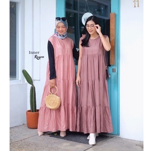 INNER DRESS KUTUNG / INNER DRESS BAHAN RAYON / DRESS OUTER / dress susun