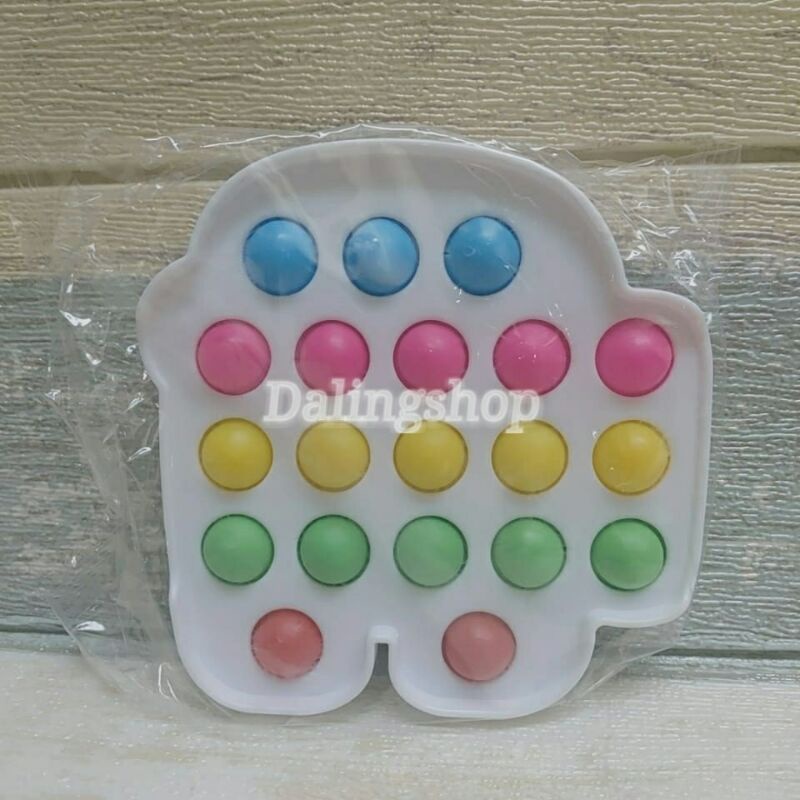 DALINGSHOP Pop it Fidget Mainan Go Bang fox Mind Mainan Anti Stress  Pop Pop itko-New Among lUs🌈
