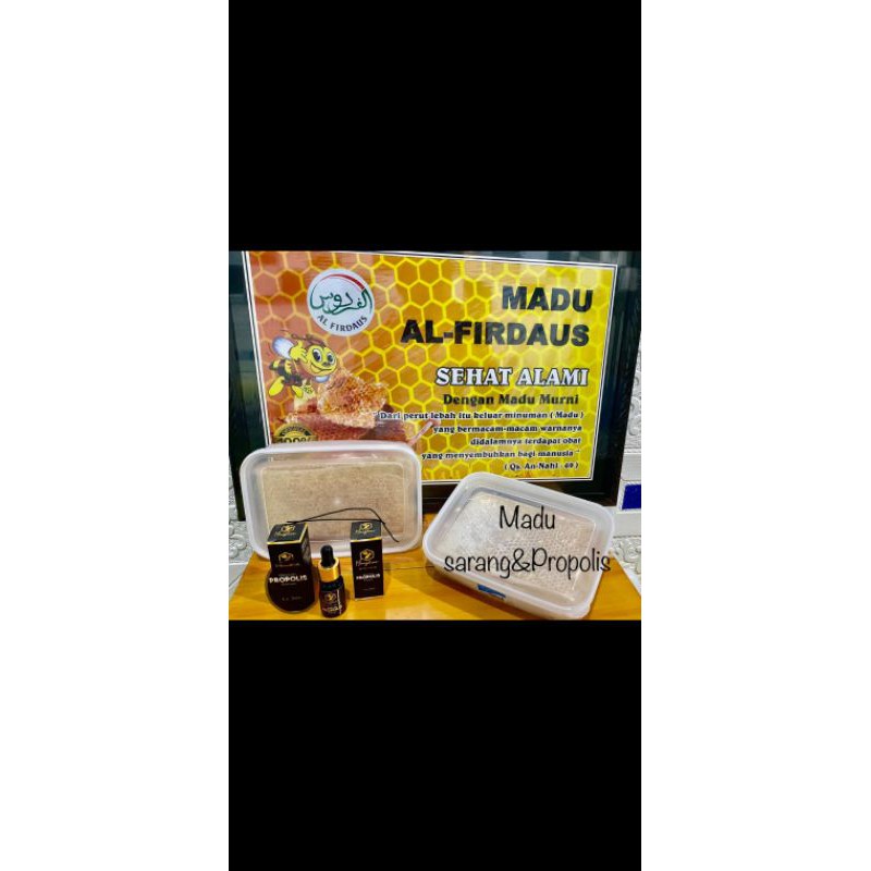 

madu sarang dan propolis