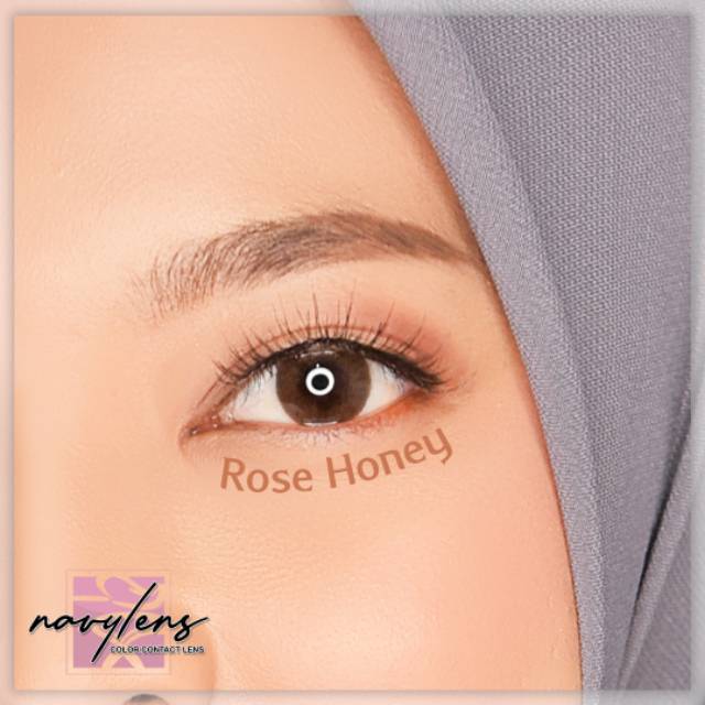 SOFTLENS NAVY ROSE 15 mm BY OMEGA EYECARE ( NORMAL )