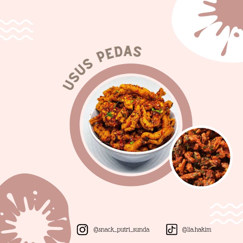 

usus pedas daun jeruk | usus viral | usus crispy