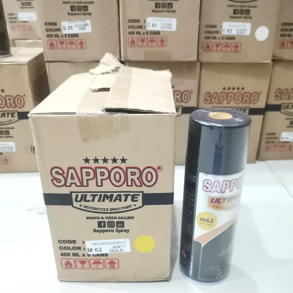 Cat Semprot Sapporo Ultimate M62 Jkw Gold