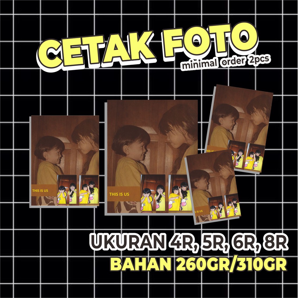 CETAK FOTO 4R / 5R / 6R / 8R