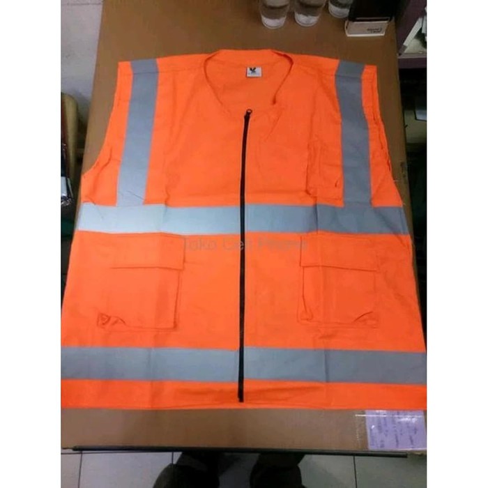 Rompi bahan drill rompi safety rompi drill/rompi proyek
