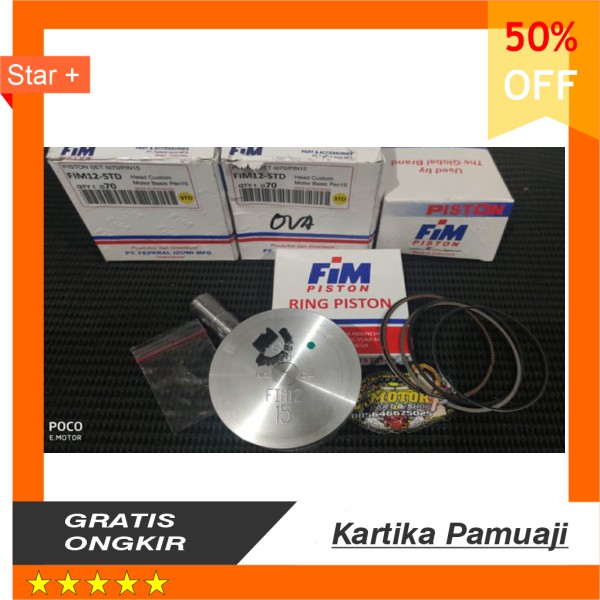 

40 OFF KHUSUS HARI INI !!! Piston FIM12 70 MM Pen 15