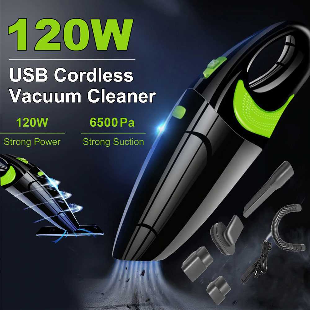 Vacuum Cleaner Wireless Vacuum Penyedot Debu 120W 2500mAh 6500 Pa Portable