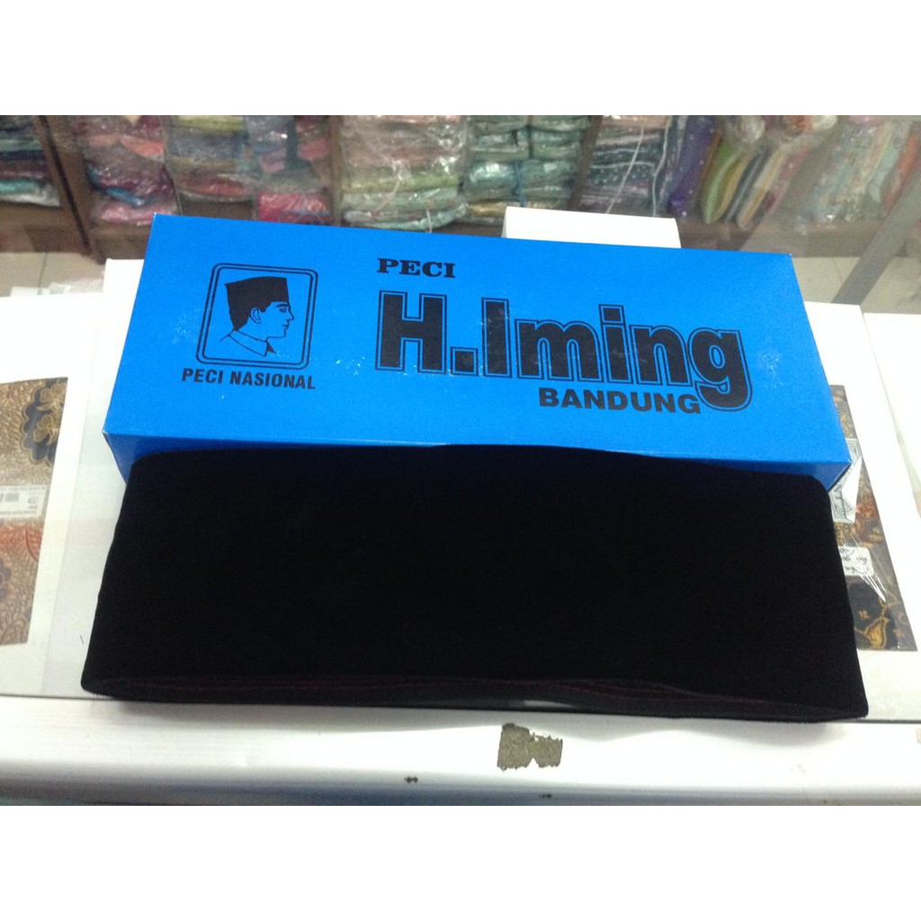 Kopiah / Kopiah Haji / Kopiah Hitam / Peci | Merk H. Iming