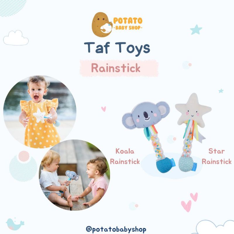 Taftoys Star &amp; Koala Rainstick Rattle