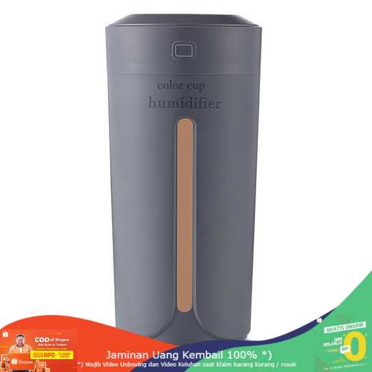 (BISA COD) RVOSTR  Air Humidifier Ultrasonic Aromatherapy 230ml HUMI SPT-001