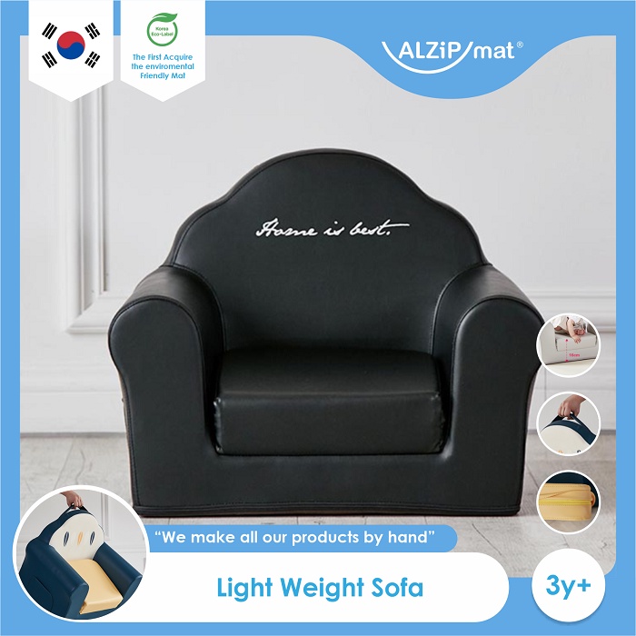 ALZiPmat Neo Sofa - Black / Sofa Anak