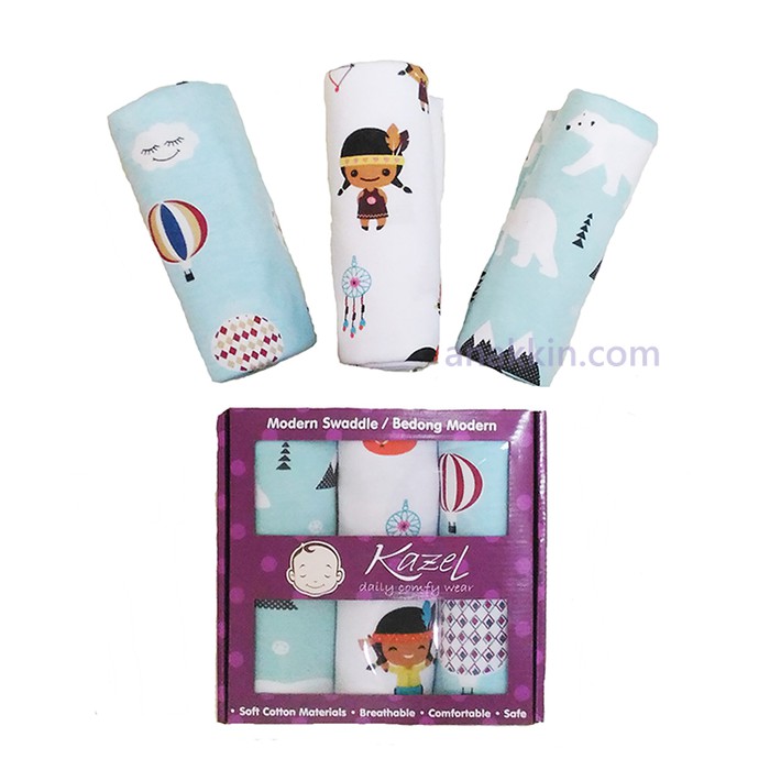 Promo Kazel Bedong Set Indian   bedong bayi   kain bedong   bedongan bayi Murah