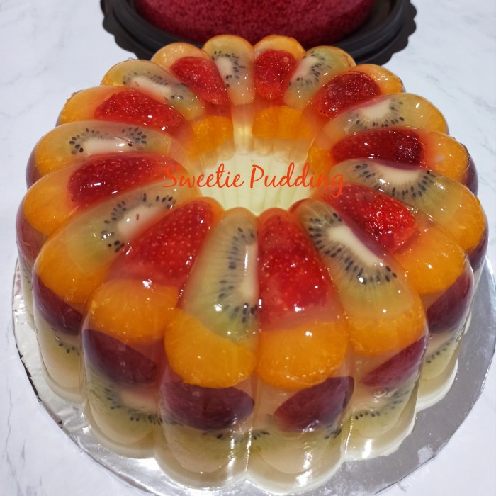 

Puding buah Fruit Pudding