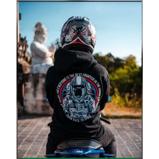 HOODIE | PROSTREET | RIDER FROM SPACE V.2 | BLACK | NEW | ORIGINAL