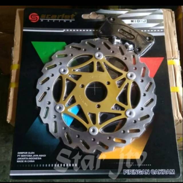 Disc cakram acarlet mio j mio m3 mio 125 plus breket 260mm