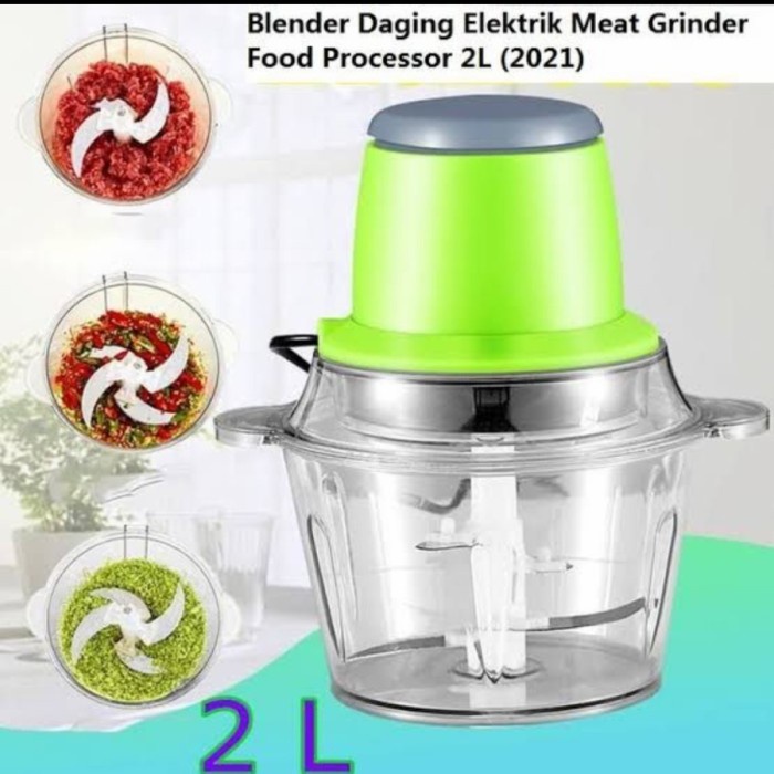 Penggiling Daging Listrik 4 Pisau - Electric Meat Grinder