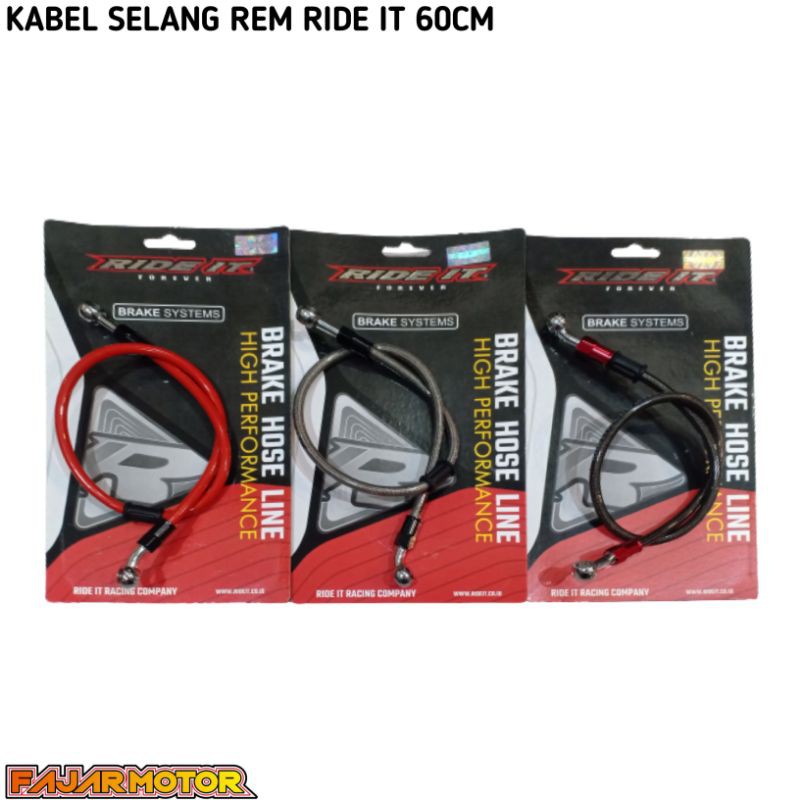 RIDE IT KABEL SELANG REM BELAKANG 60 CM MOTOR BEBEK SPORT