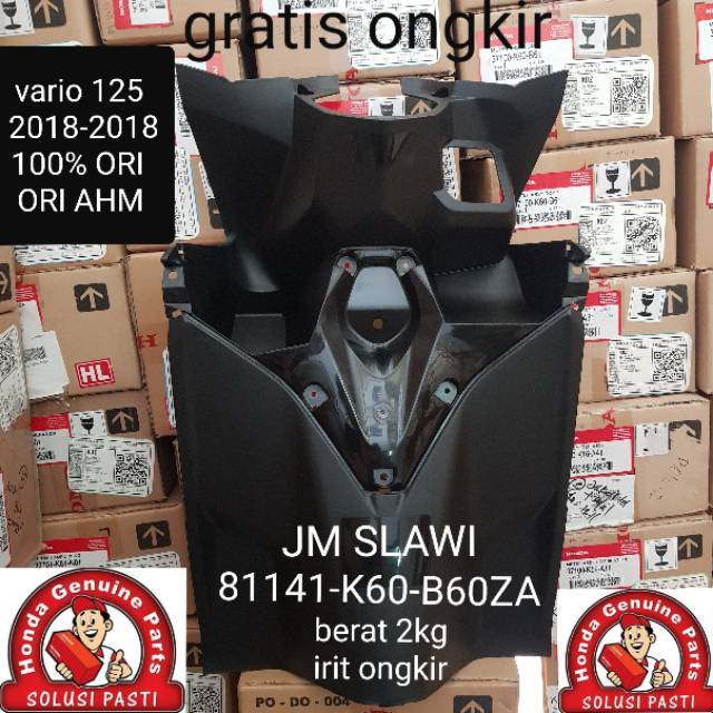 81141-K60-B60ZA cover inner lower dasboard legsil kontak cover kontak vario 125 2018-2022 ori ahm