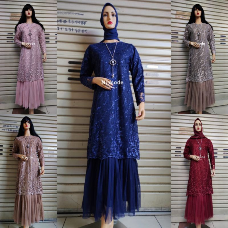 KEBAYA MODERN//GAMIS TUTU//By NJ Mode