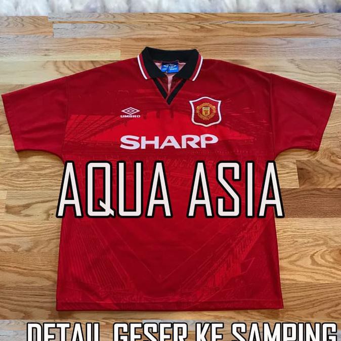 Jersey Home Retro Manchester United Mu 1994 1995 1996