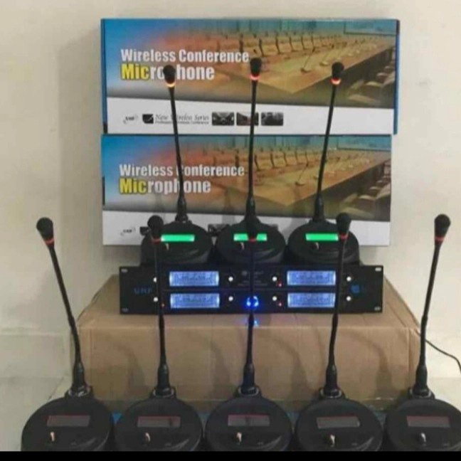 Produk Terbaru Mic Meja Wirelles Conference / Mic Podium Soundbest Sb 7008 Original