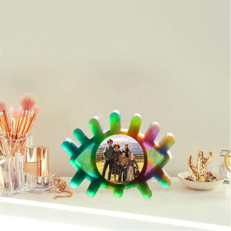 Siy Cetakan Cermin Makeup Diy Bentuk Mata Besar Bahan Silikon Untuk Dekorasi Rumah