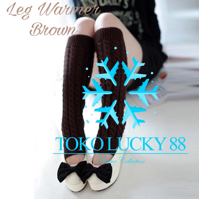 IMPORT Leg Warmer Penghangat Kaki Kaos Kaki Winter Musim Dingin Wool Asli Tebal