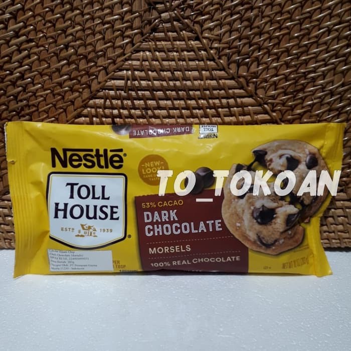 Best Seller #N2004 Nestle Toll House Dark Chocolate Morsels | Cokelat Hitam  Chip 283 Gr Terlaris | Shopee Indonesia