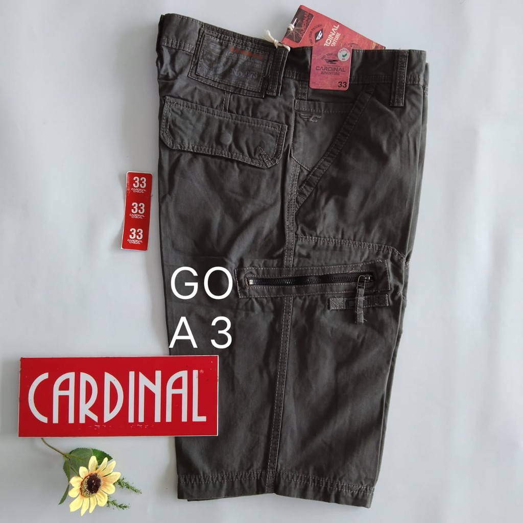 gos 33-KPL CARDINAL KEMPOL CASUAL Celana Pendek Cowok Celana Kempol Fashion Pria Brand Kekinian