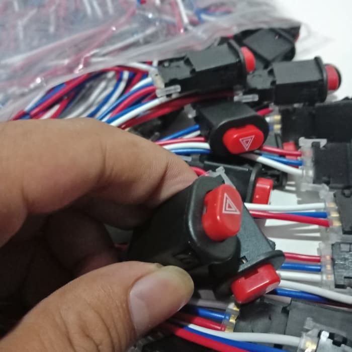 Saklar - Tombol Hazar On Off Untuk Lampu Motor - Variasi Motor