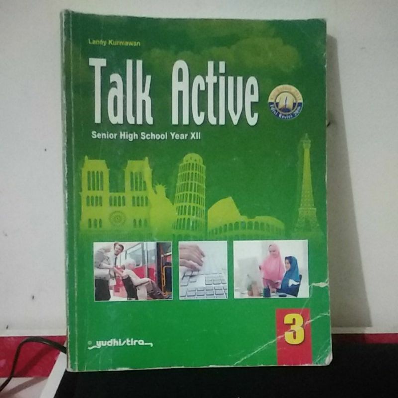 buku bahasa Inggris (talk active) SMA MA kelas 3-12 penerbit Yudhistira