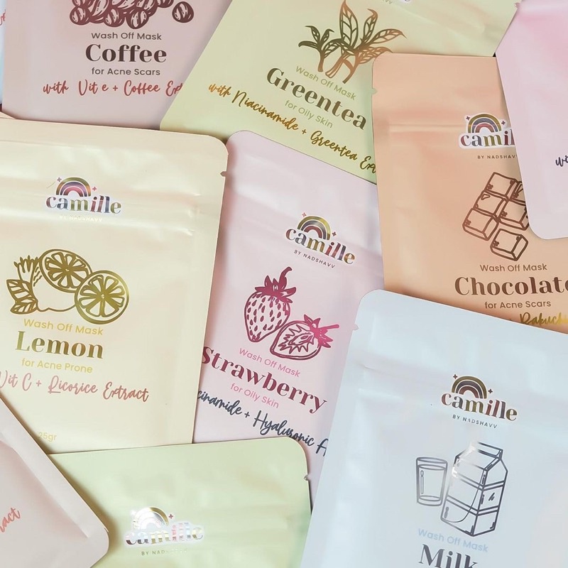 CAMILLE BEAUTY MASKER WAJAH CAMILE BEAUTE MASK MASKER CAMELIA CAMMILE CEMILE CEMILLE BEAUTY PINKROULETTE DAISY ORGANIC OHMYSKIN LITTLE POP FACE MIST FACEMIST