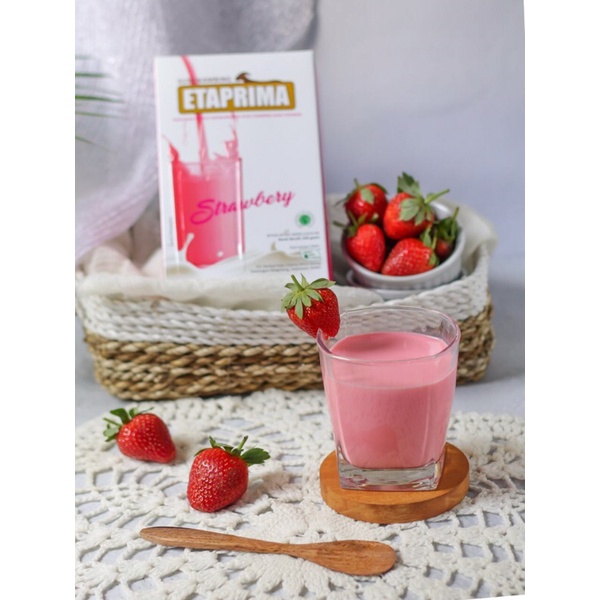

susu kambing ettawa strawberry